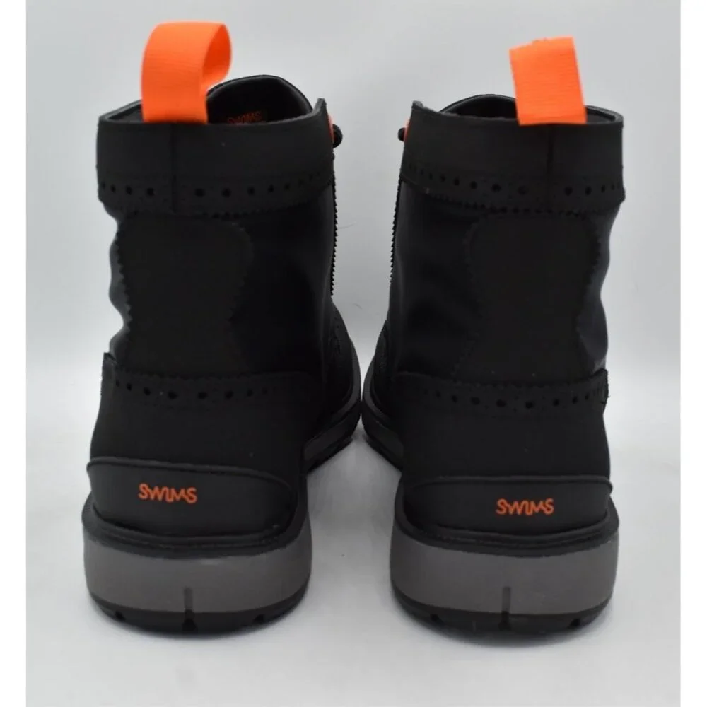 SWIMS Mens Size 9‎ Charles Classic Black Gray Waterproof Boots Shoes